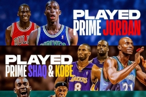 还挺难！加内特和巅峰乔丹&OK组合&老詹&库里都交过手！