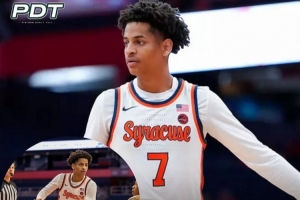 15分3板3助！安东尼儿子基扬-安东尼迎来雪城大学首秀！