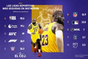 各大体育联盟粉丝排行！NBA第一 英超第二！UFC与WWE也深受喜爱